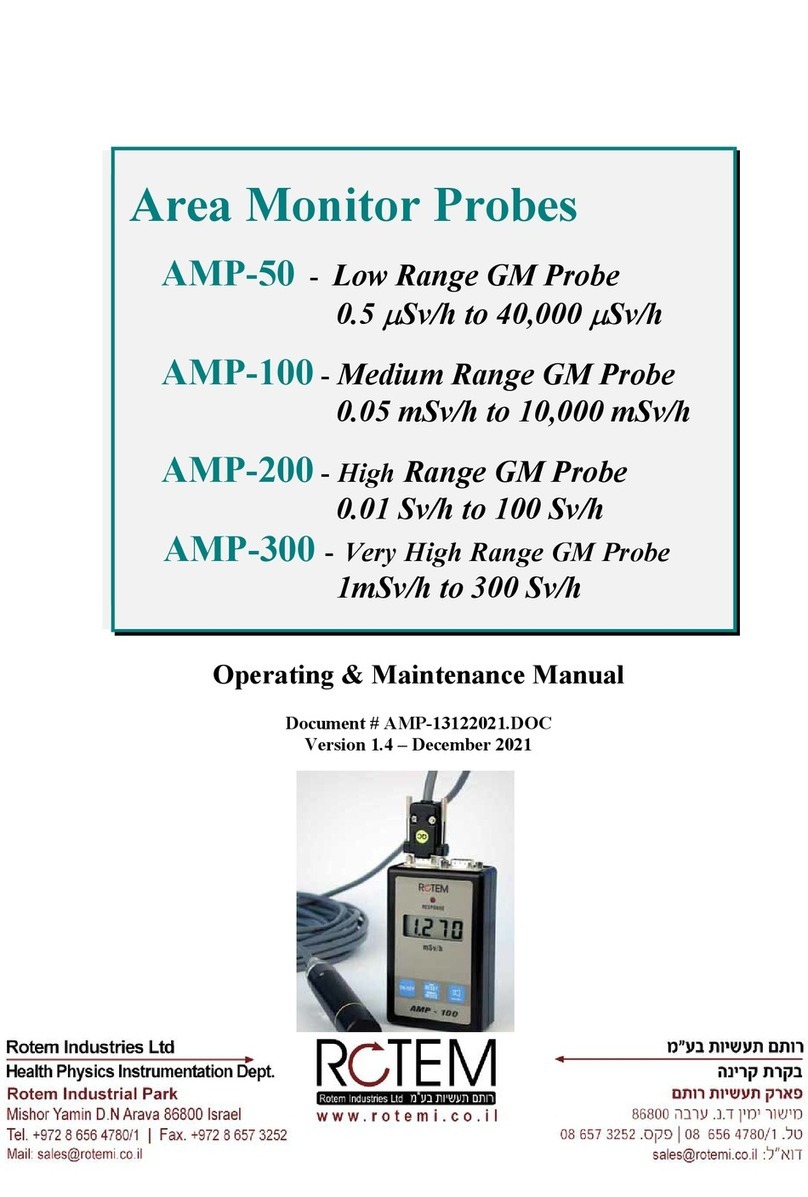 Rotem AMP-50 Installation and operation manual