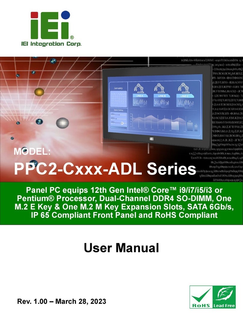 IEI Technology PPC2-C ADL Series User manual