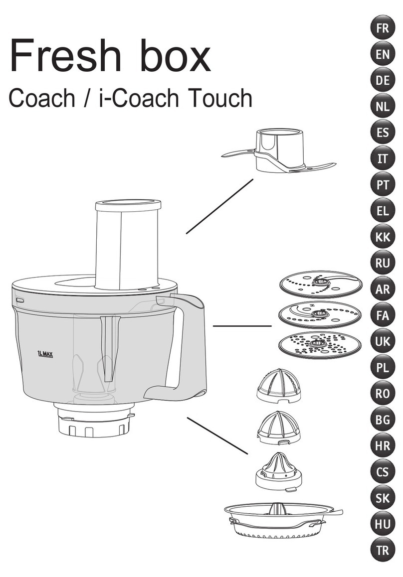 Moulinex Coach User manual