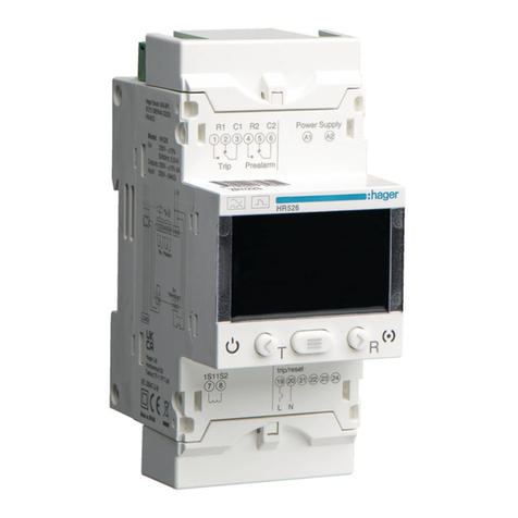 hager HR526 User manual