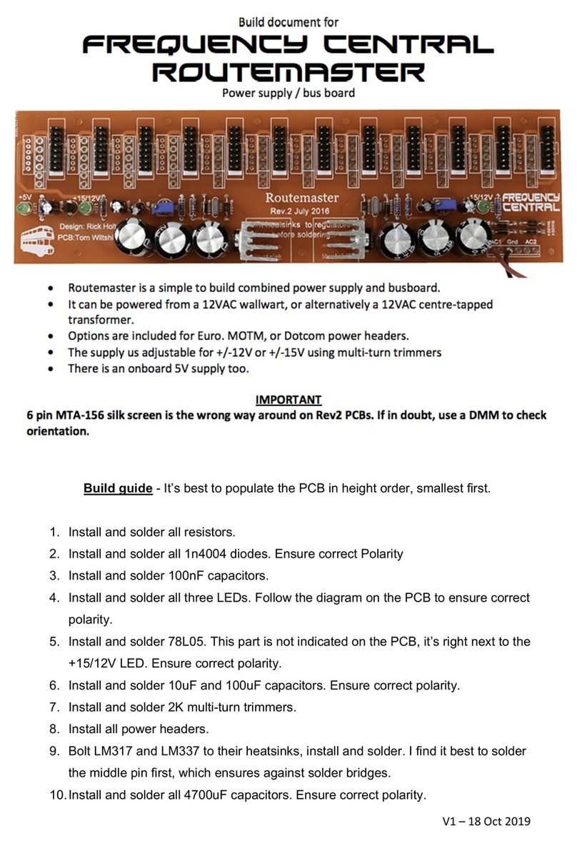 Frequency Central ROUTEMASTER Build Document