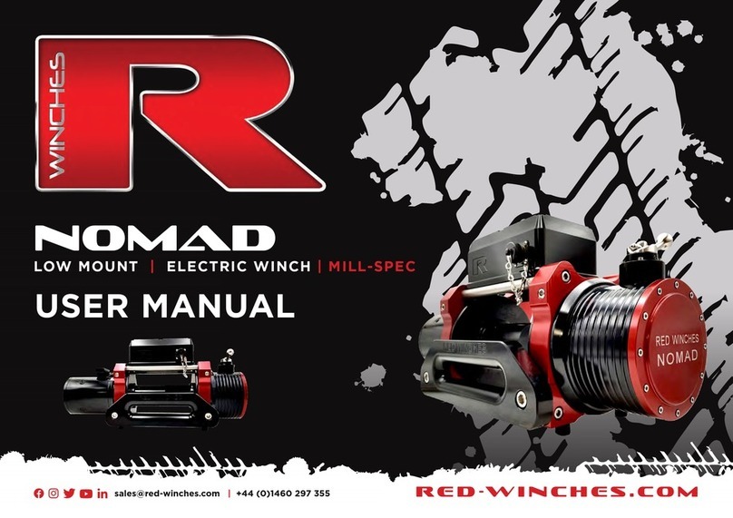 Red Winches Nomad User manual