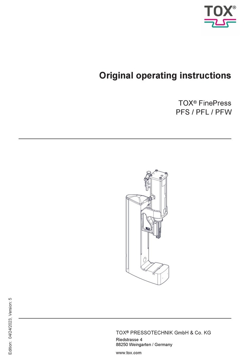 TOX FinePress PFS Original operating instructions