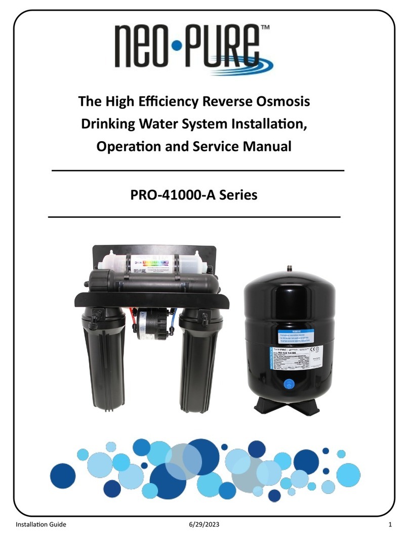 Neo-Pure PRO-41000-A Series Installation, operation and service manual Neo-Pure PRO-41000-A Series Installation, operation and service manual