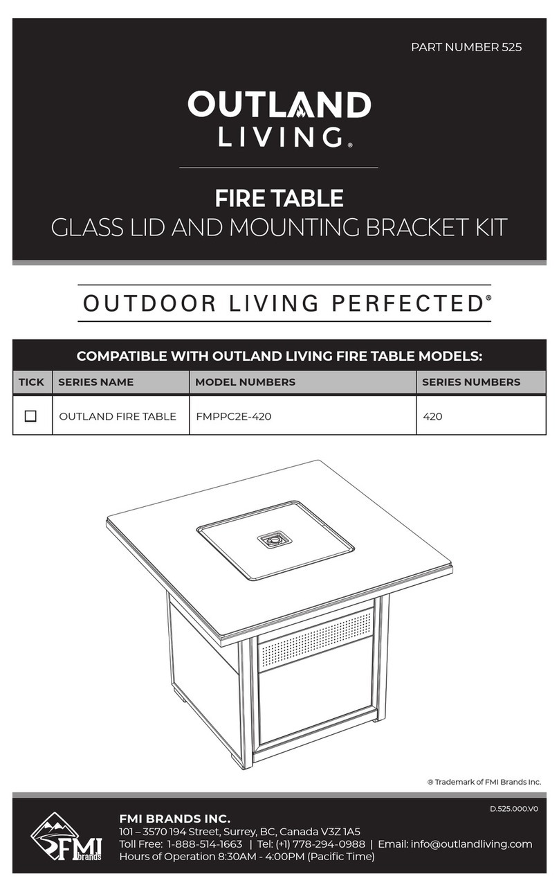 FMI Outland Living 525 quick start guide FMI Outland Living 525 quick start guide