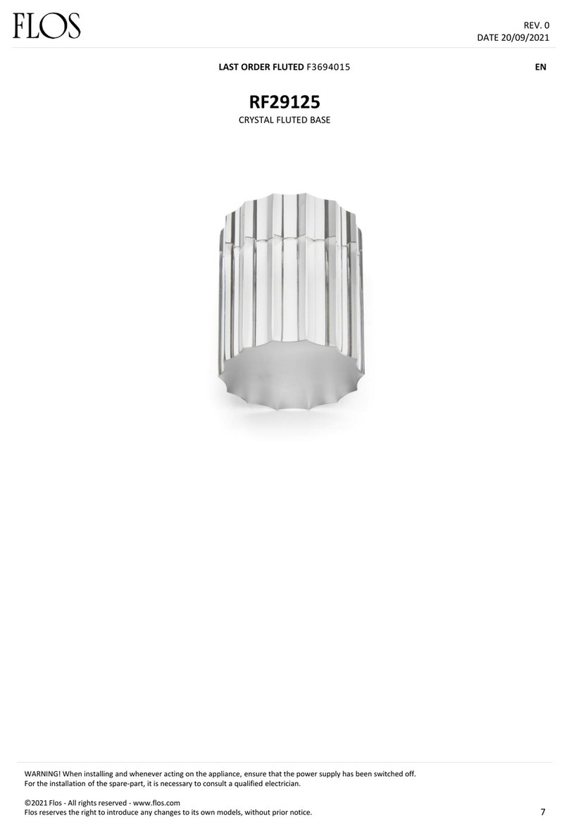 FLOS RF29125 User manual