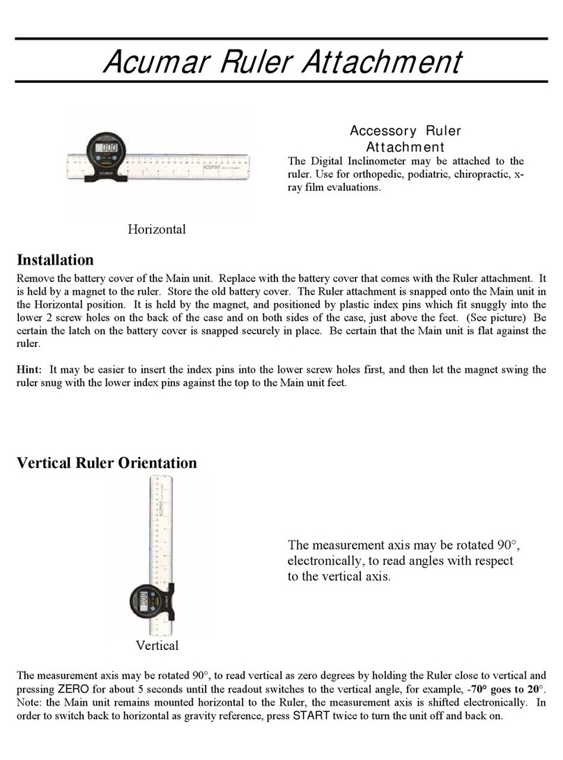 Lafayette Instrument ACUMAR quick start guide Lafayette Instrument ACUMAR quick start guide