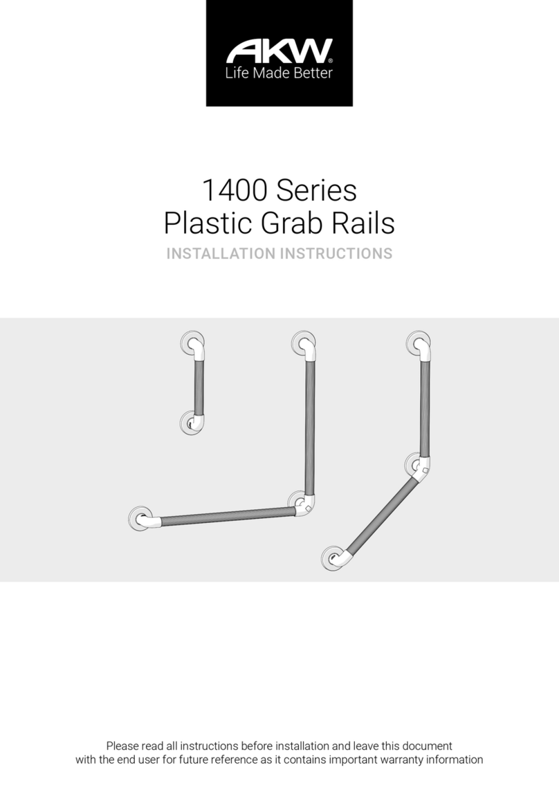 Akw 1400 Series installation instructions