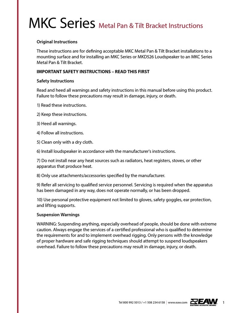 EAW MKC Series User manual