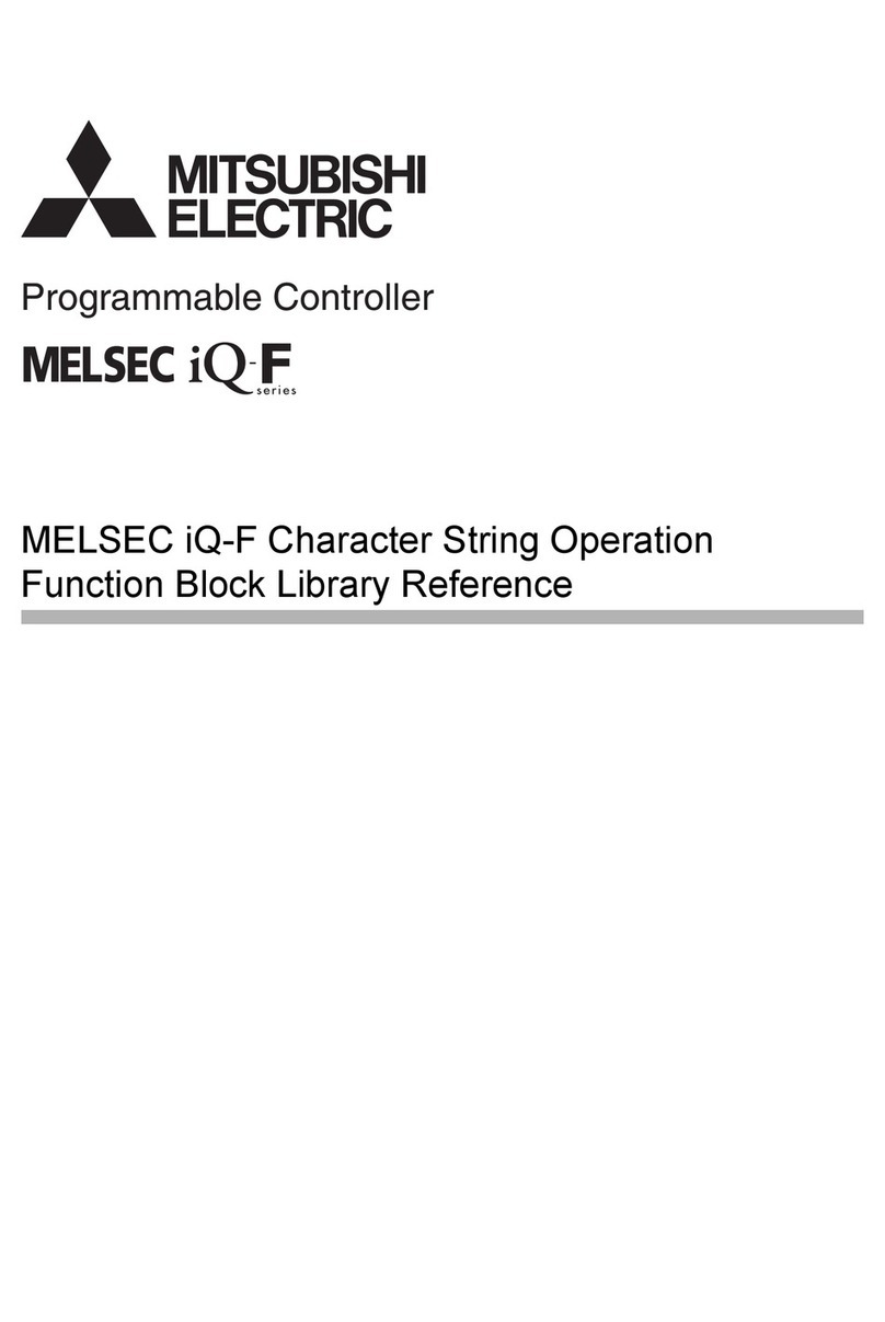 Mitsubishi Electric MELSEC iQ-F Series User manual Mitsubishi Electric MELSEC iQ-F Series User manual