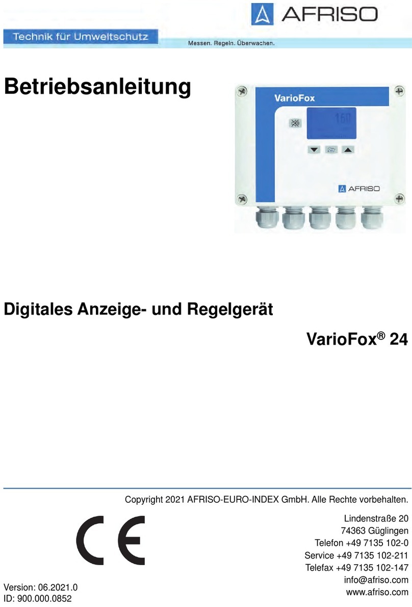 AFRISO VarioFox 24 operating instructions