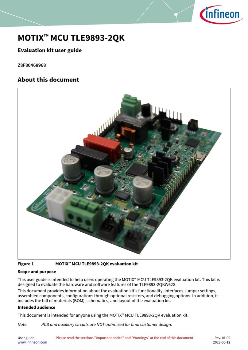 Infineon MOTIX MCU TLE9893-2QK User manual