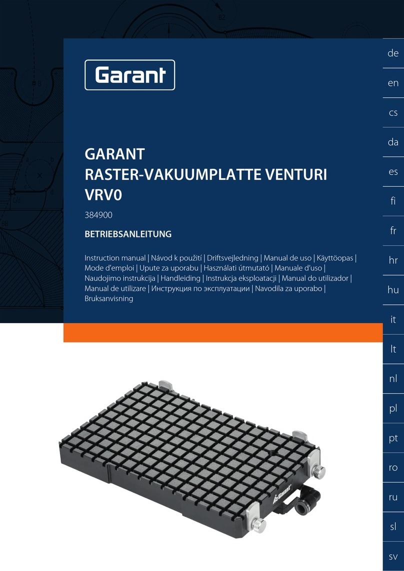 GARANT VENTURI VRV0 User manual