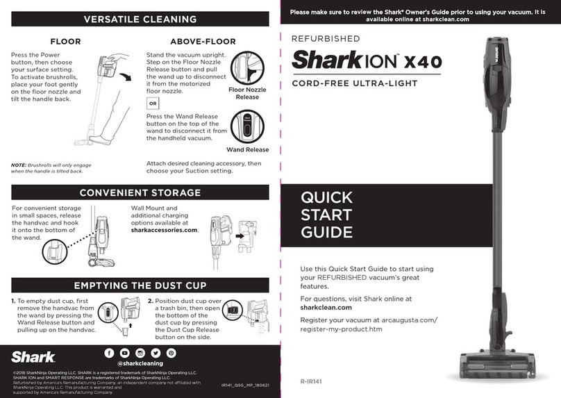 Shark ION X40 quick start guide