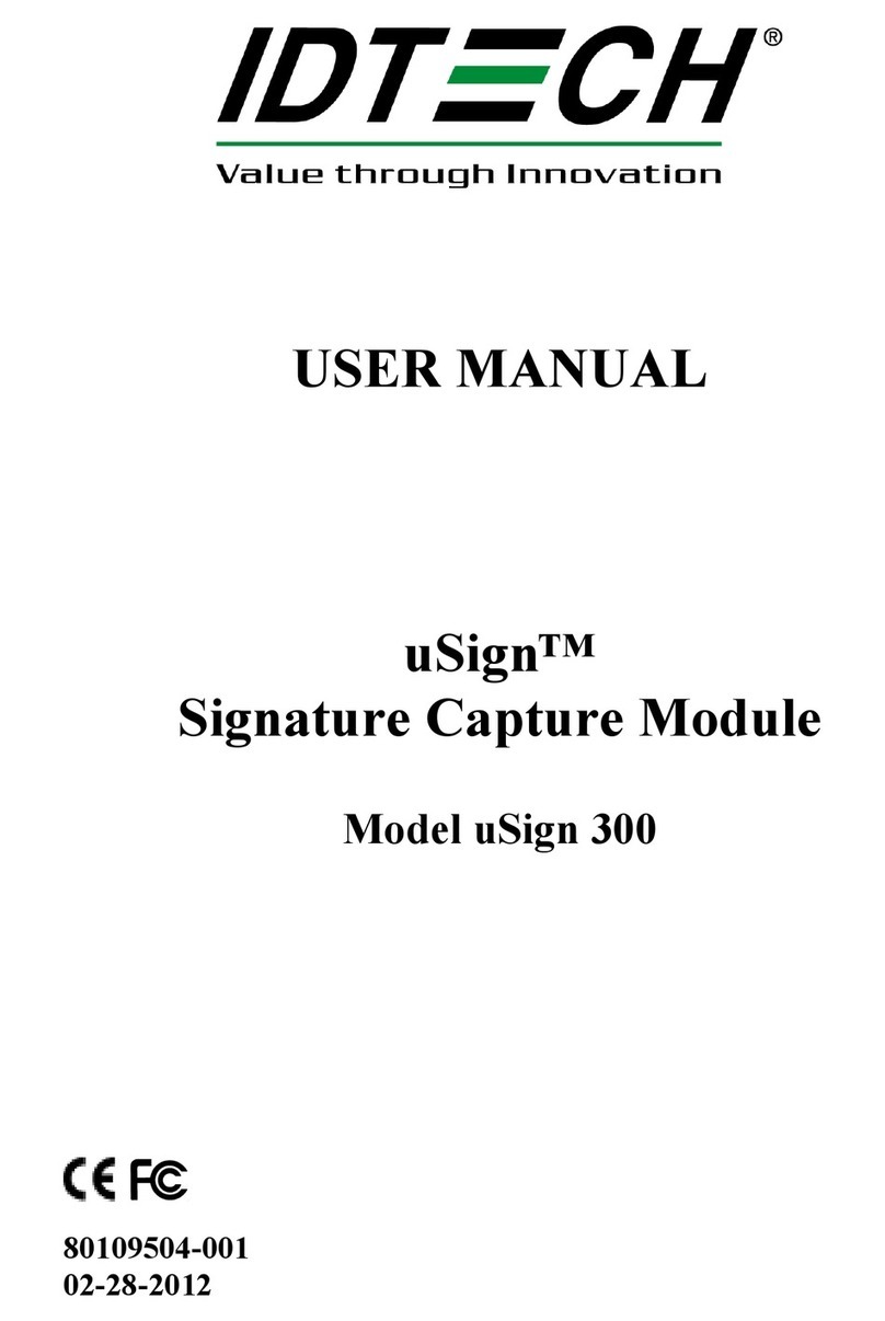 IDTECH uSign 300 user manual