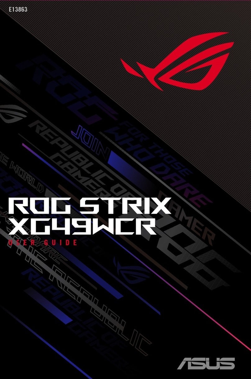 Asus ROG STRIX XG49WCR User manual Asus ROG STRIX XG49WCR User manual