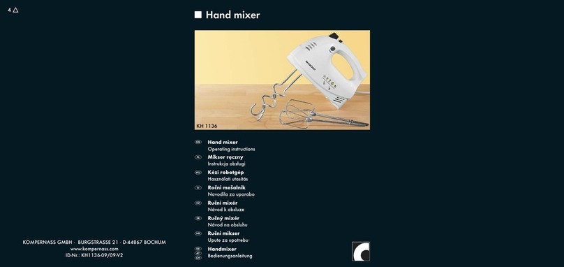 Silvercrest KH 1136 operating instructions