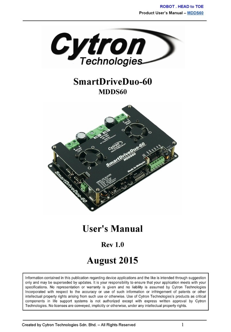 Cytron Technologies SmartDriveDuo-60 User manual