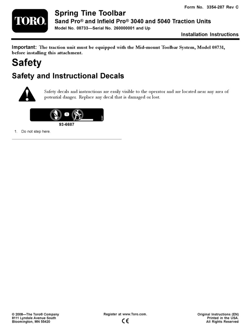 Toro 08733 installation instructions