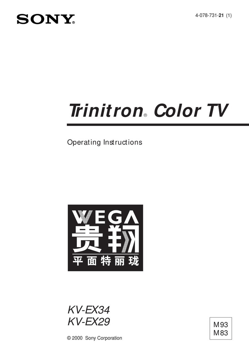 Sony Trinitron KV-EX29 User manual
