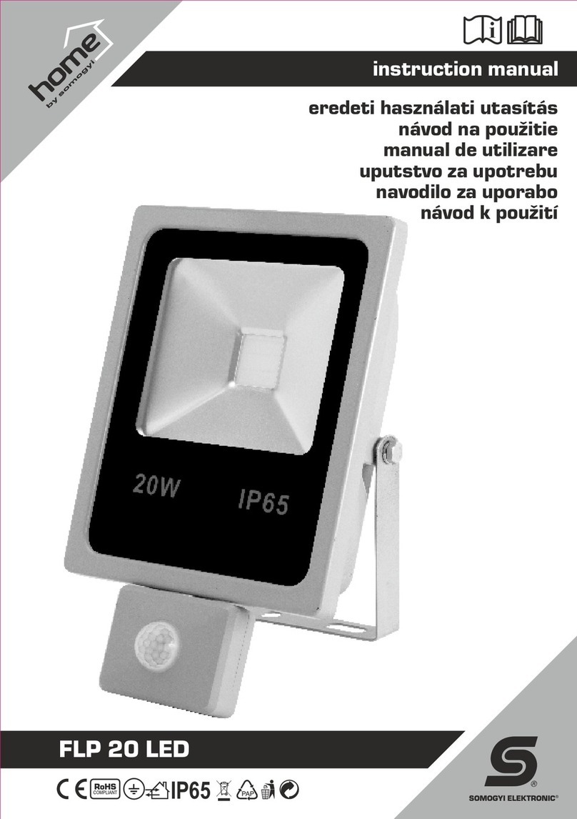 Somogyi home FLP 20 LED instruction manual