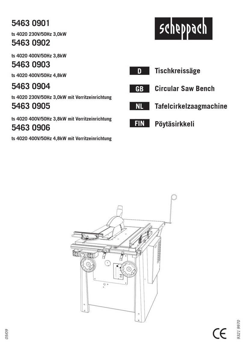 Scheppach ts 4020 User manual