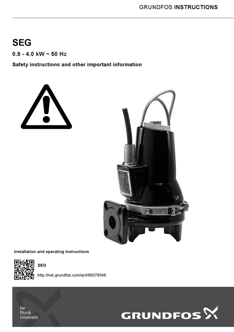 Grundfos SEG Series User manual