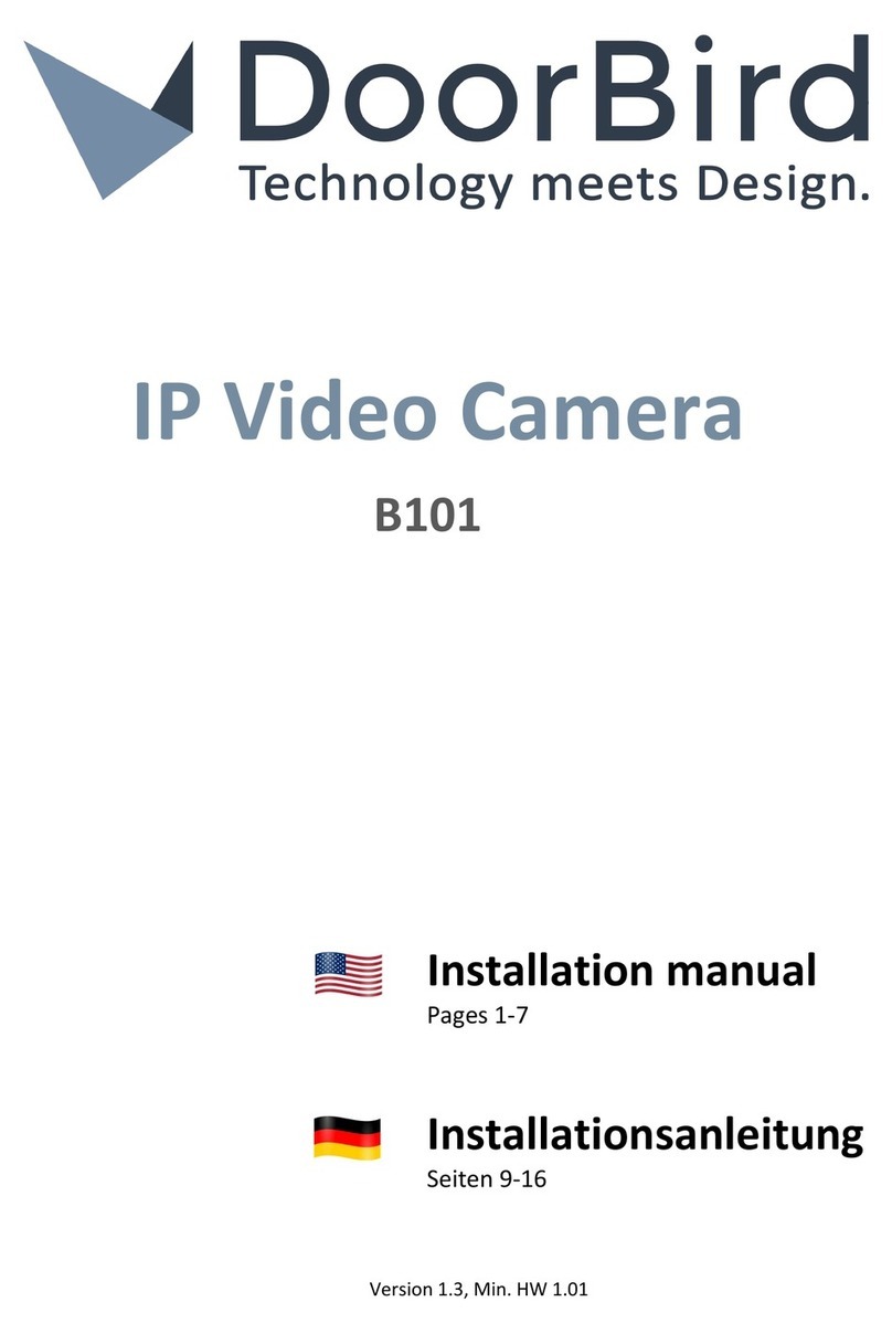 DoorBird B101 installation manual