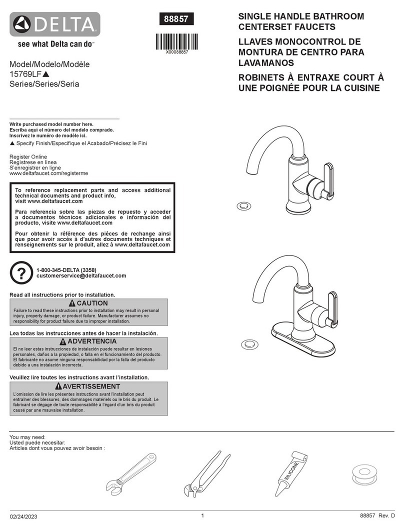 Delta 15769LF User manual