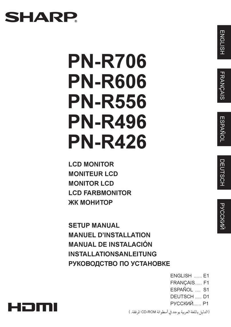 Sharp PN-R426 User guide