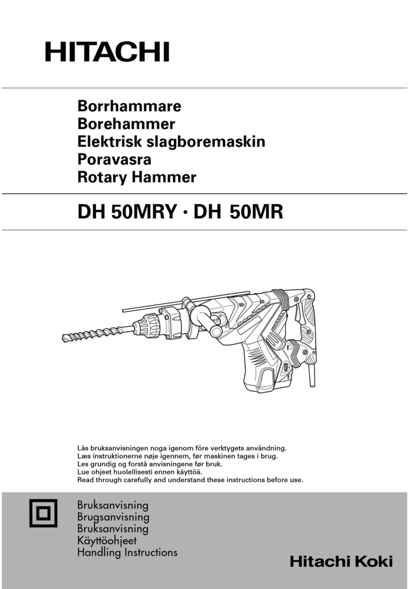 Hitachi DH 50MR Handling instructions