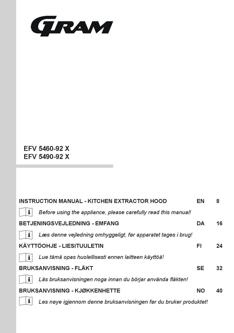 Gram EFV 5460-92 X instruction manual