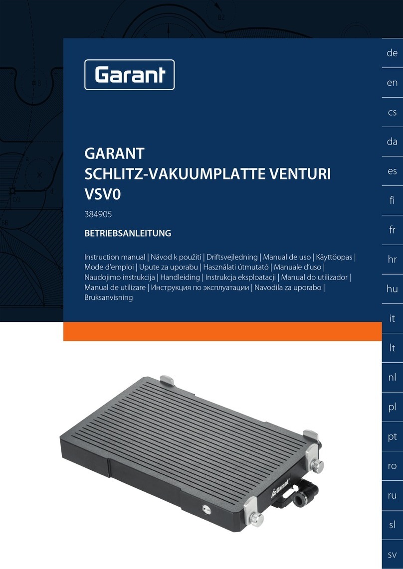 GARANT VENTURI VSV0 instruction manual