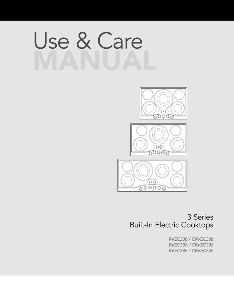 Viking CRVEC330 Use & care manual