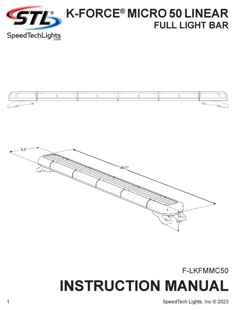 SpeedTech Lights K-FORCE MICRO 50 LINEAR User manual
