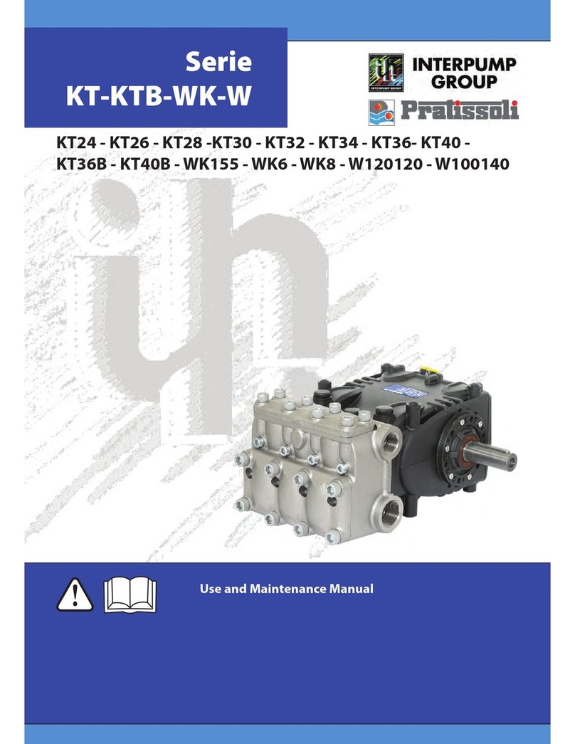 Pratissoli INTERPUMP KT Series User manual