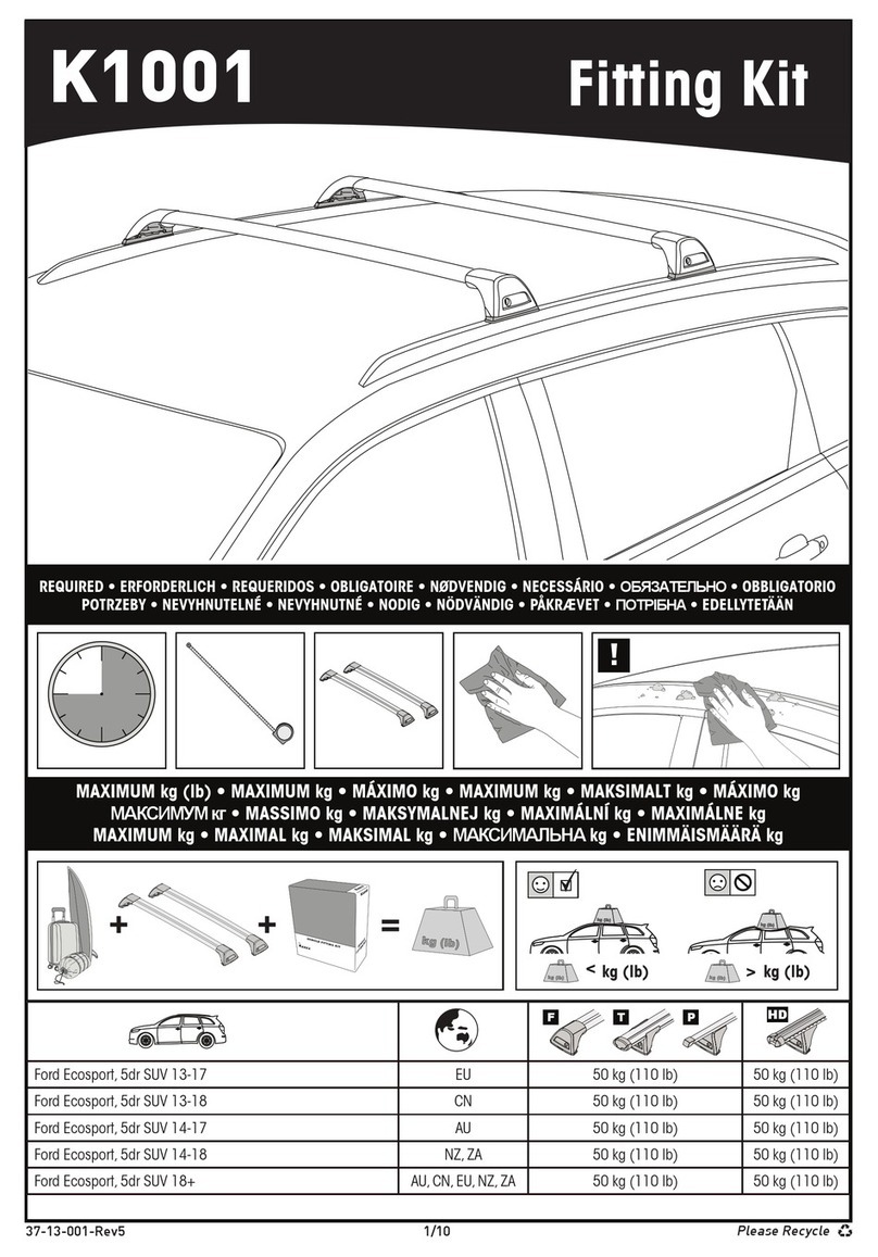 Prorack K1001 manual