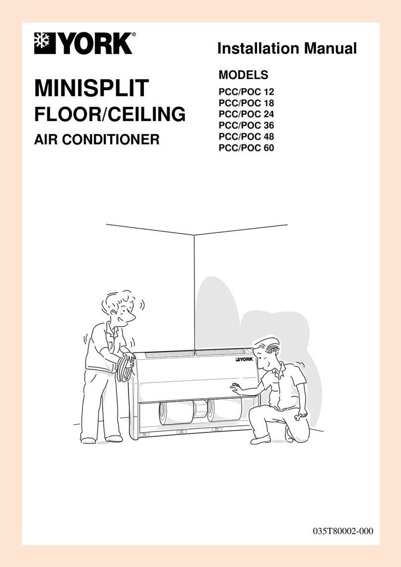 York PCC 112 User manual