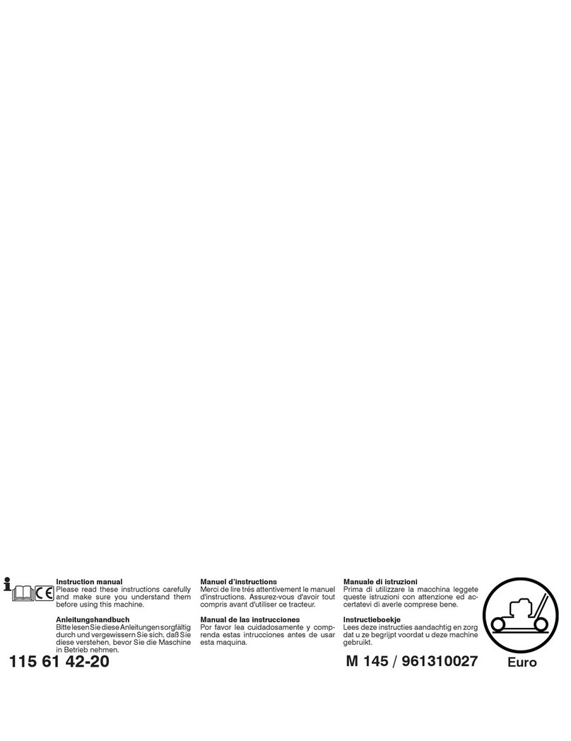McCulloch M 145 User manual