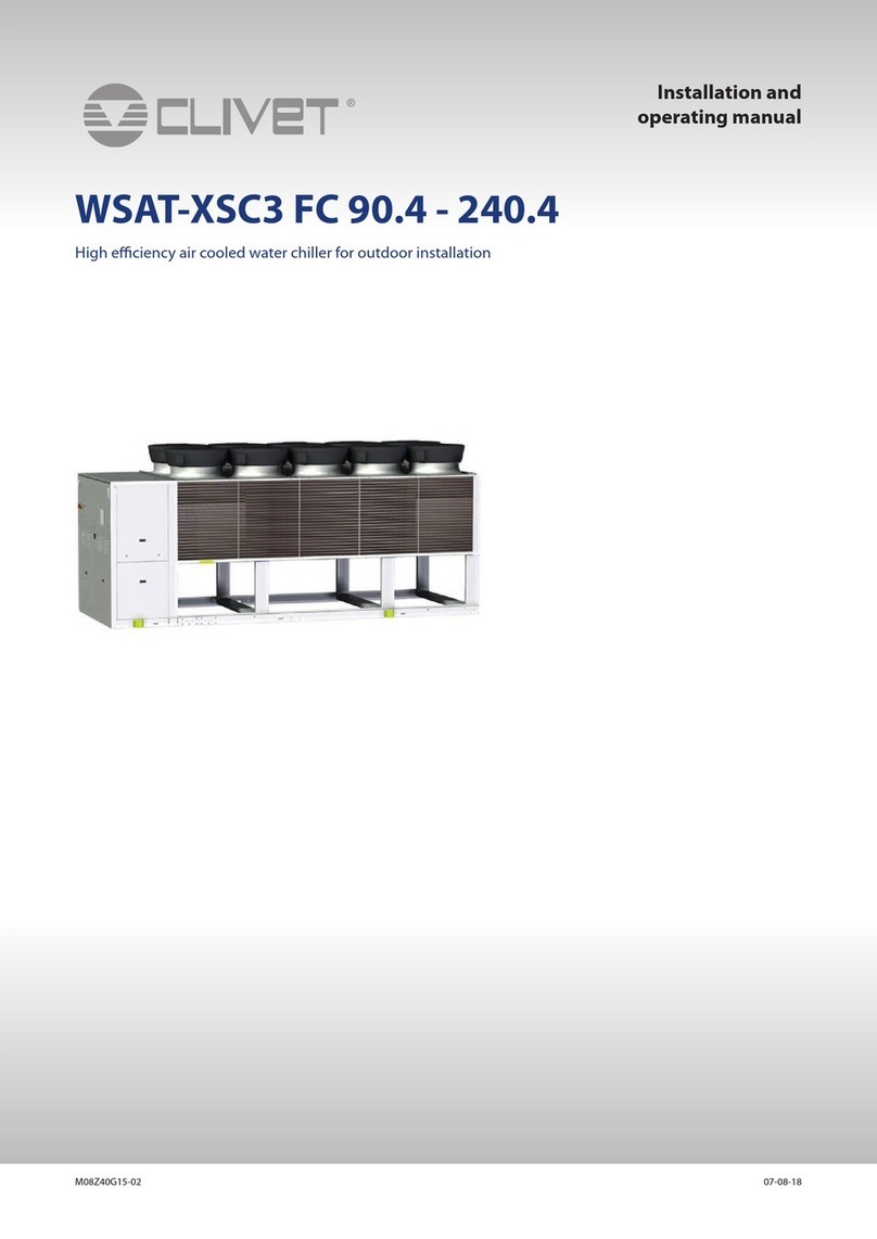 CLIVET WSAT-XSC3 FC 90.4 User manual