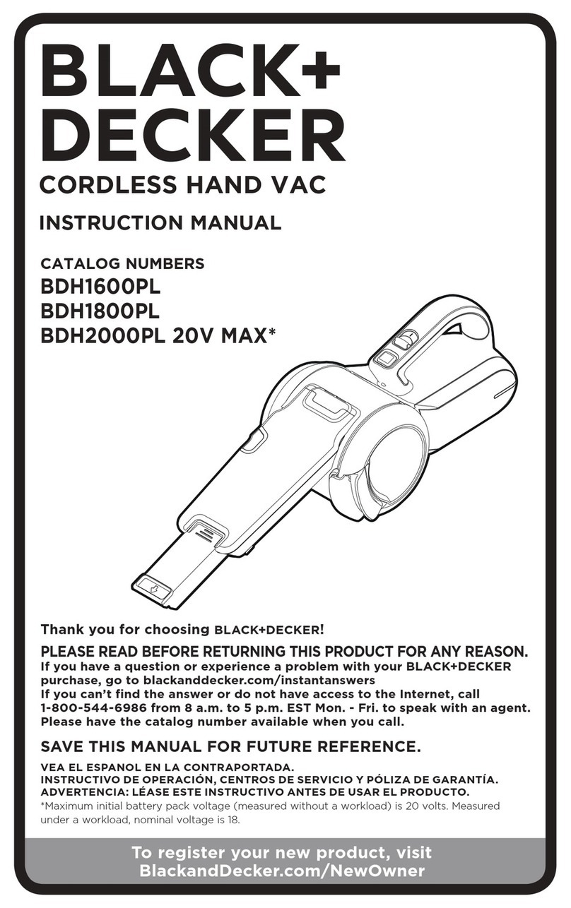 Black & Decker BDH1600PL User manual