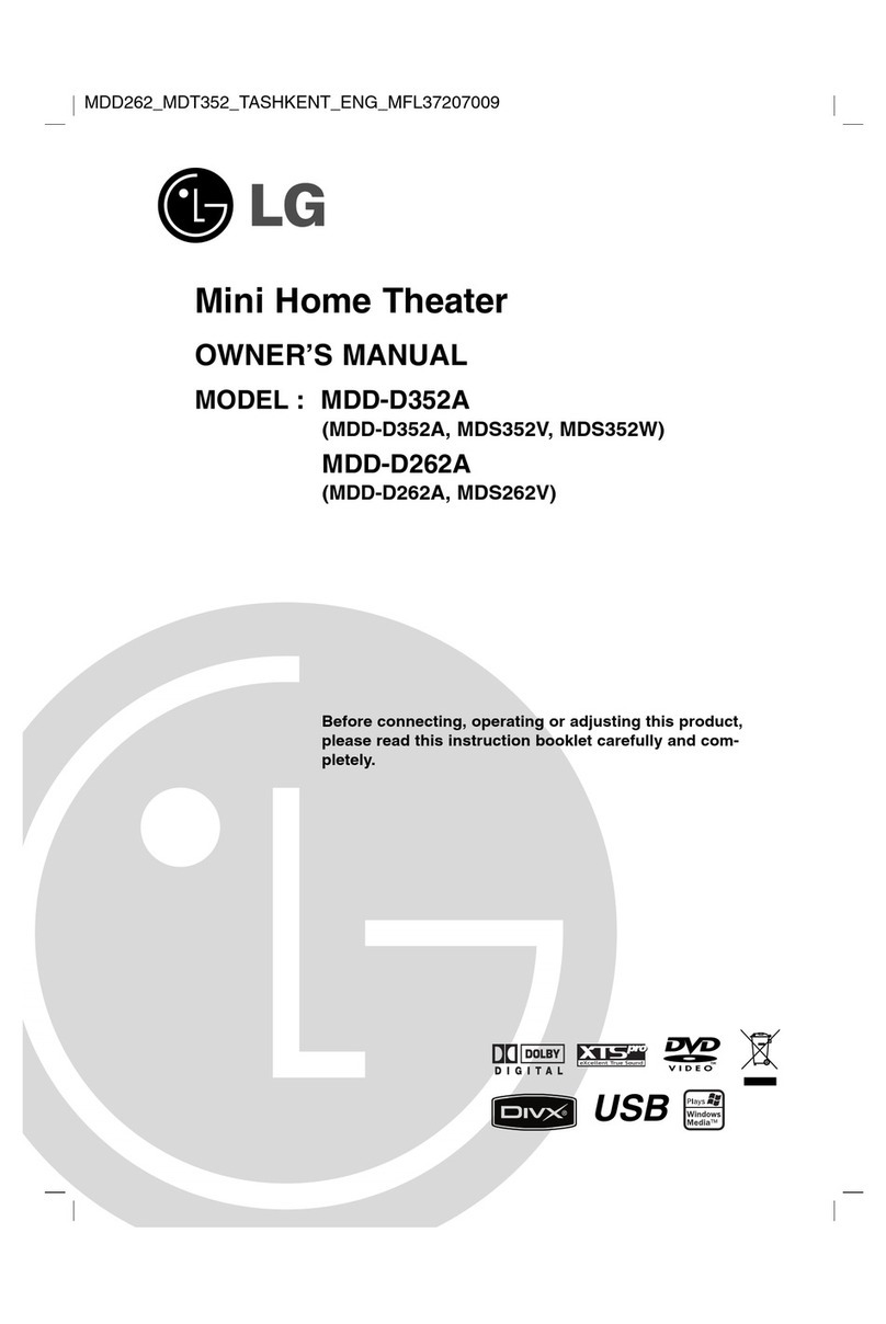 LG MDD-D352A User manual