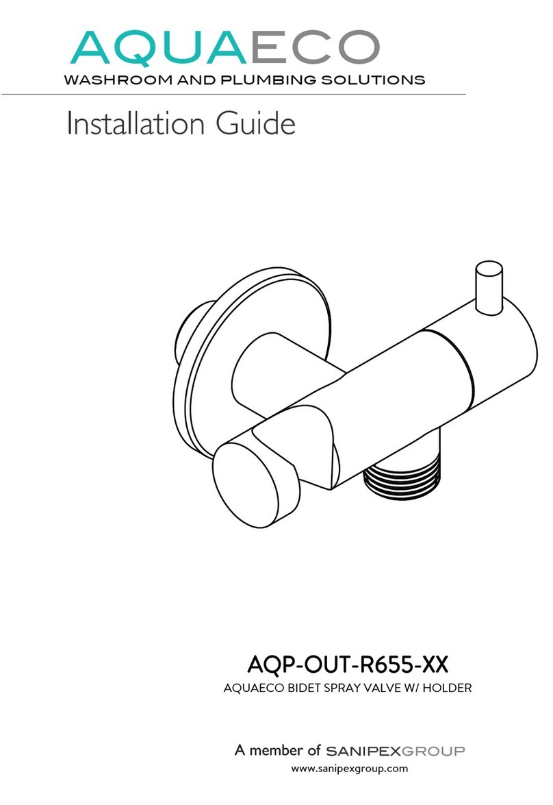Sanipex AQUAECO AQP-OUT-R655 Series installation guide