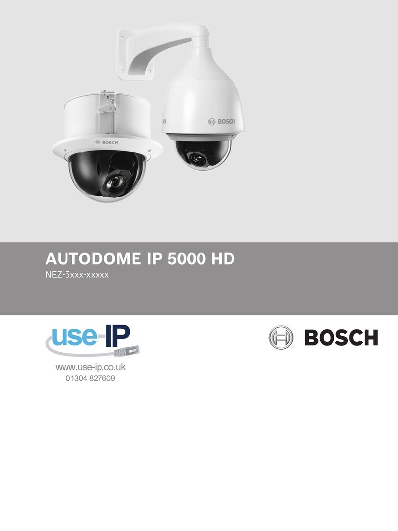 Bosch AUTODOME IP 5000 HD NEZ-5 Series User manual