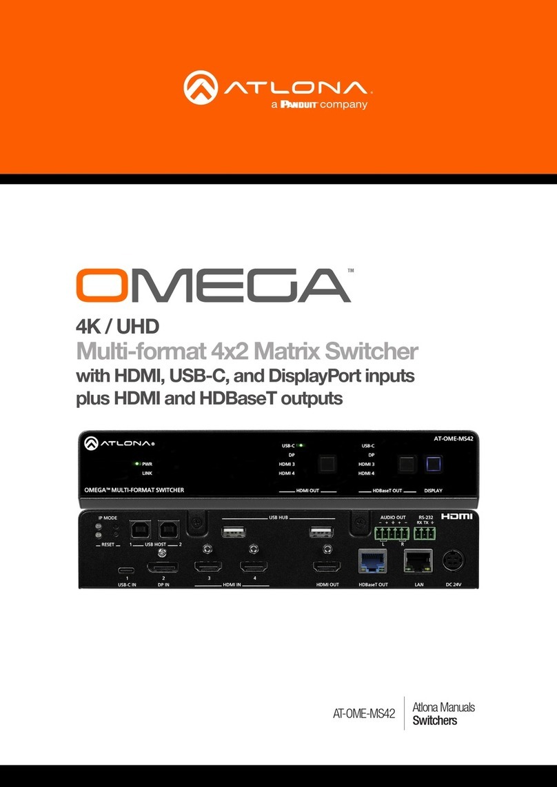 Panduit ATLONA AT-OME-RX11 manual