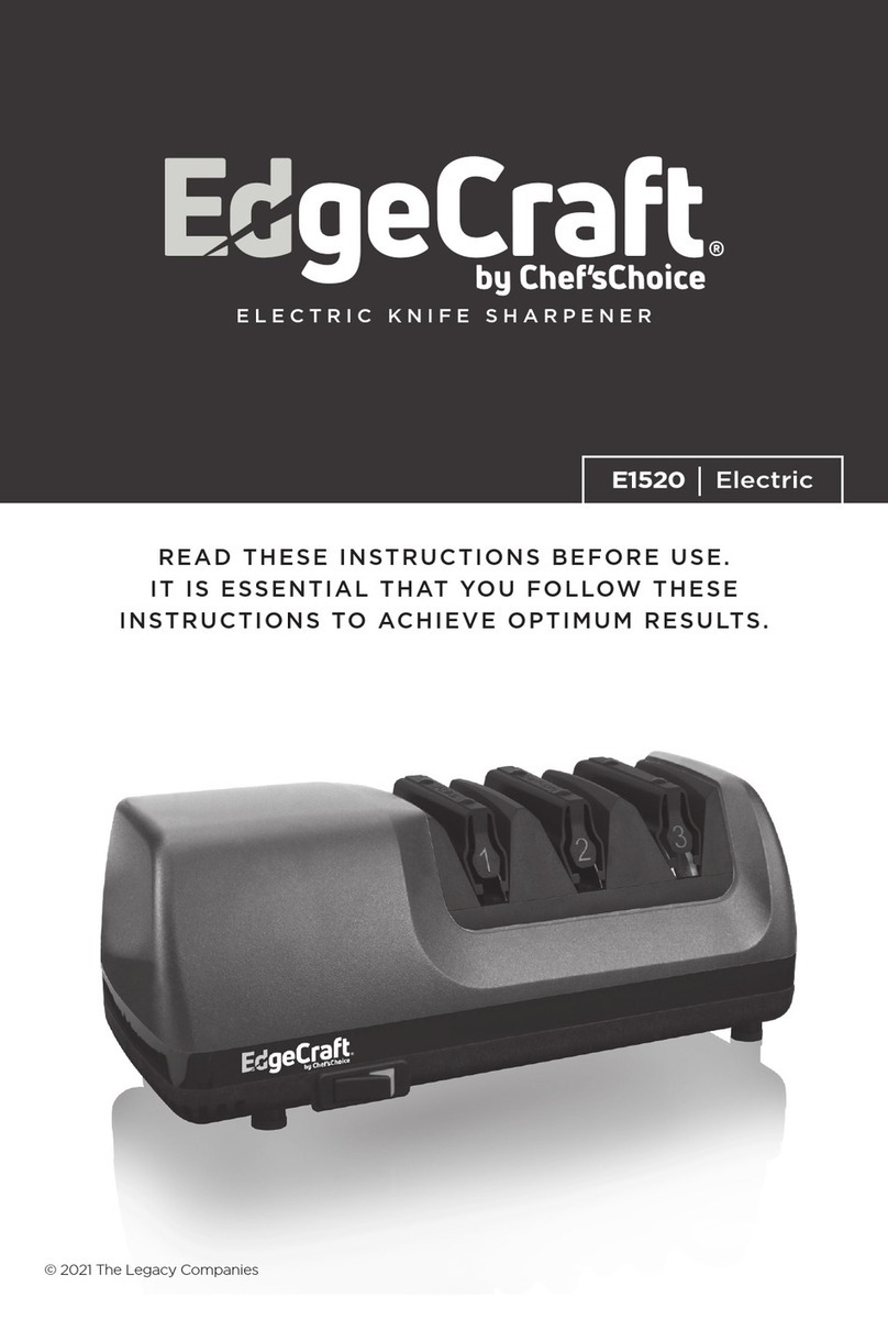 Chef's Choice EdgeCraft E1520 User manual