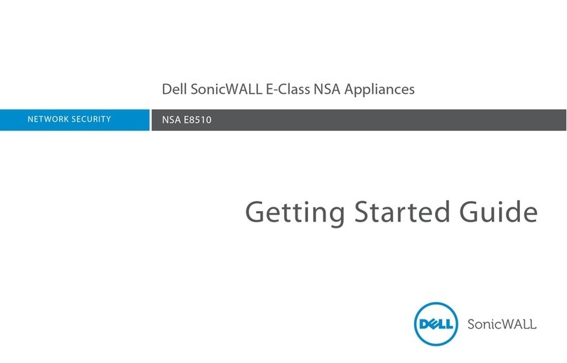 Dell SonicWALL NSA E8510 User manual Dell SonicWALL NSA E8510 User manual