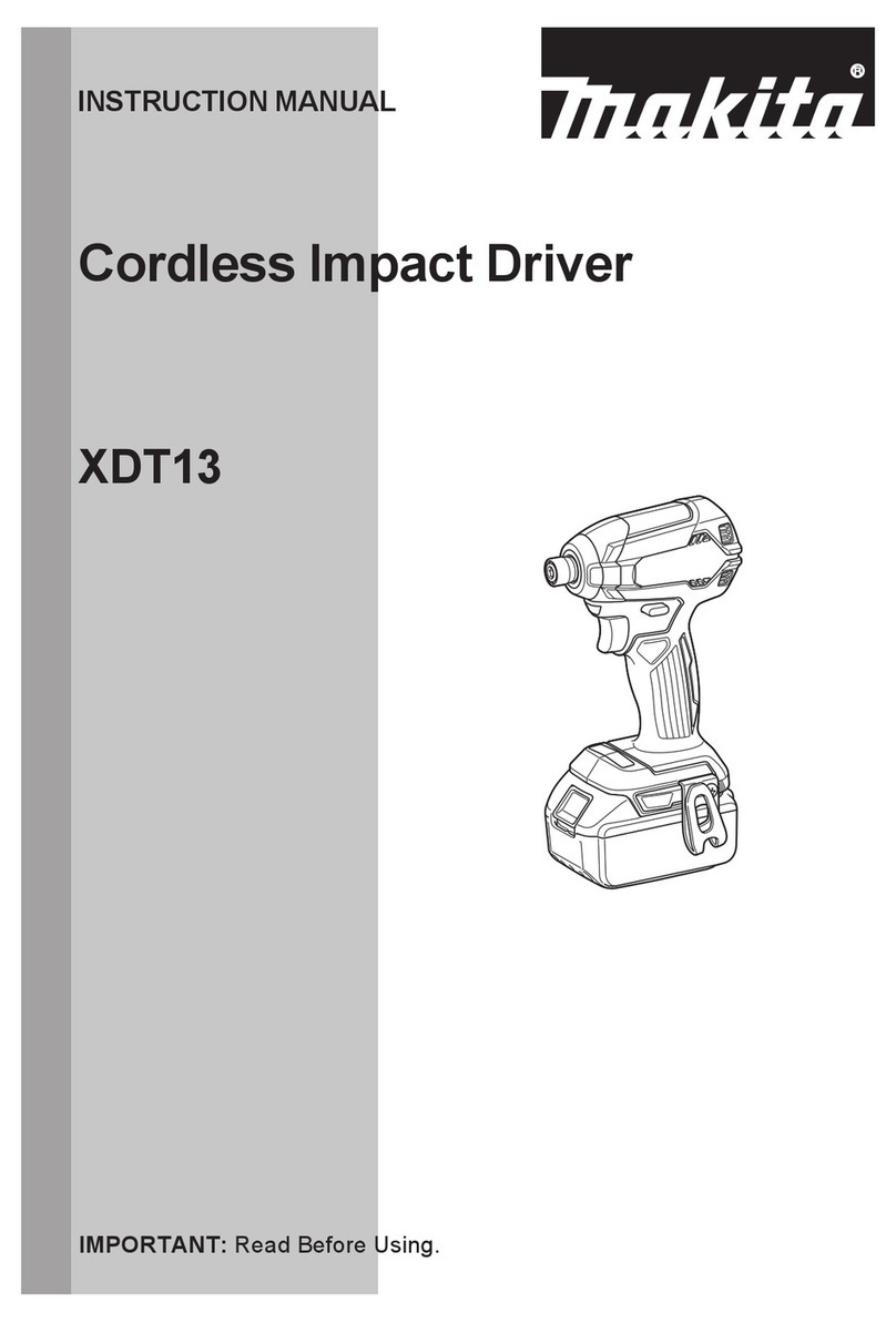 Makita XDT13 User manual