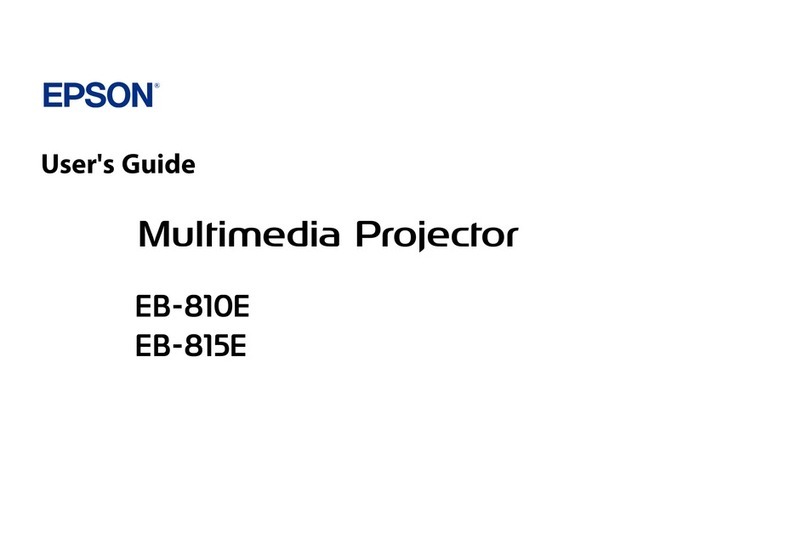 Epson EB-810E User manual