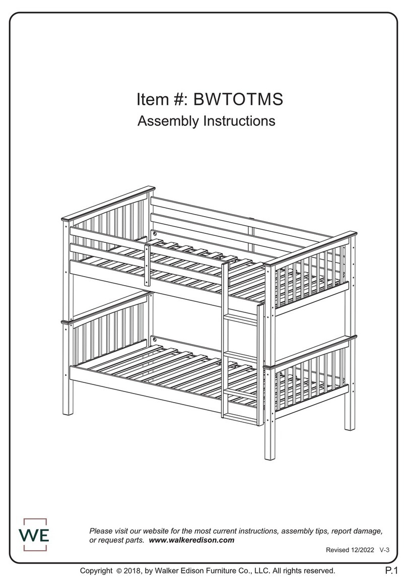 Walker Edison Mission BWTOTMS User manual Walker Edison Mission BWTOTMS User manual